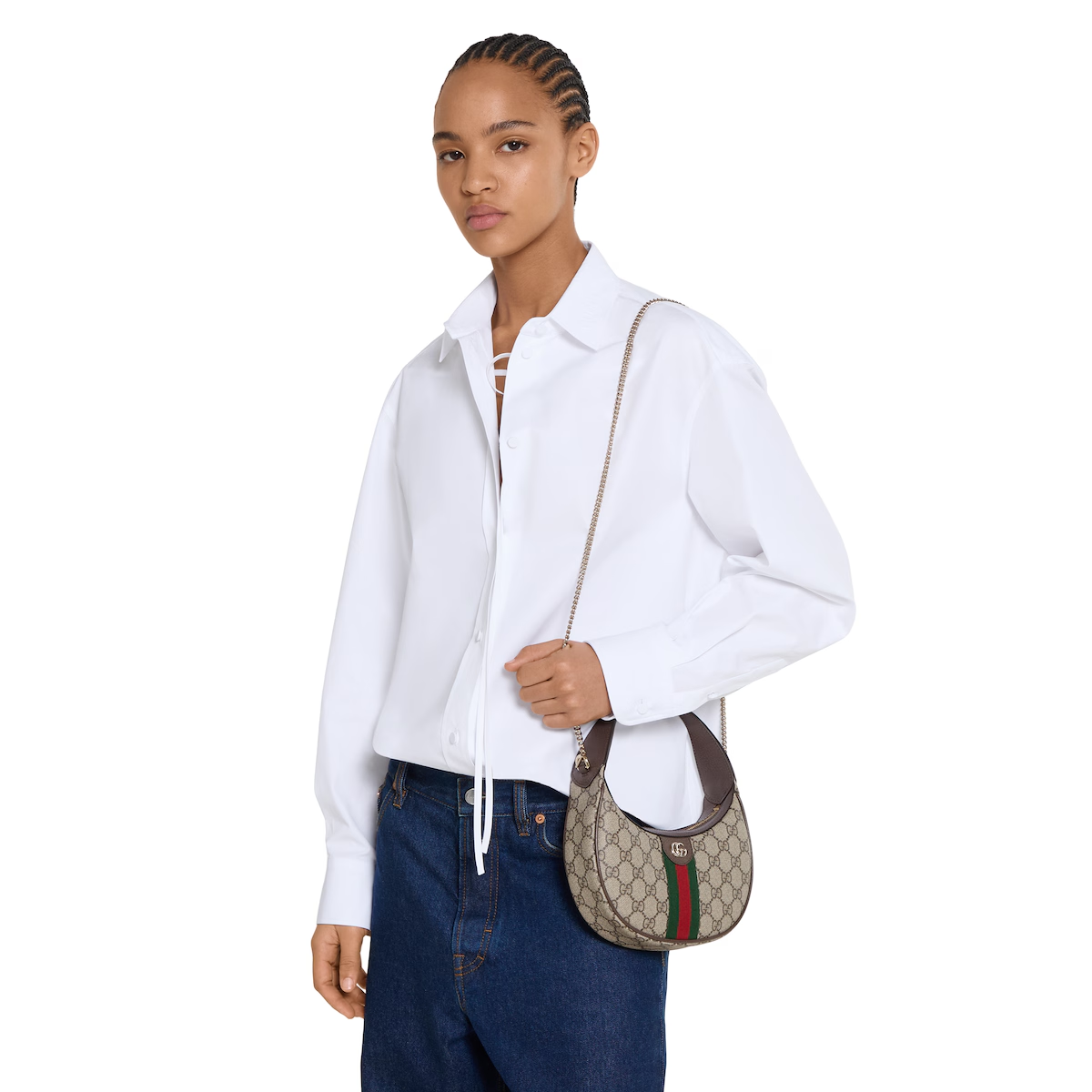 Alternative view of Ophidia small shoulder bag 838463FAE0P9746