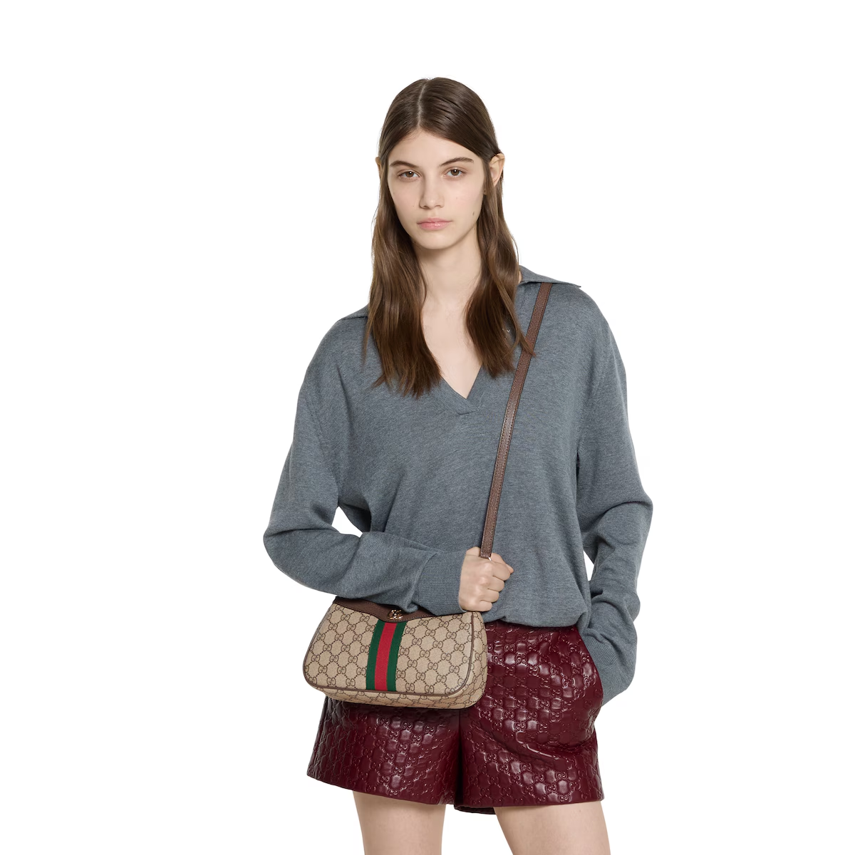 Alternative view of Ophidia small shoulder bag 841341FAE0J9867