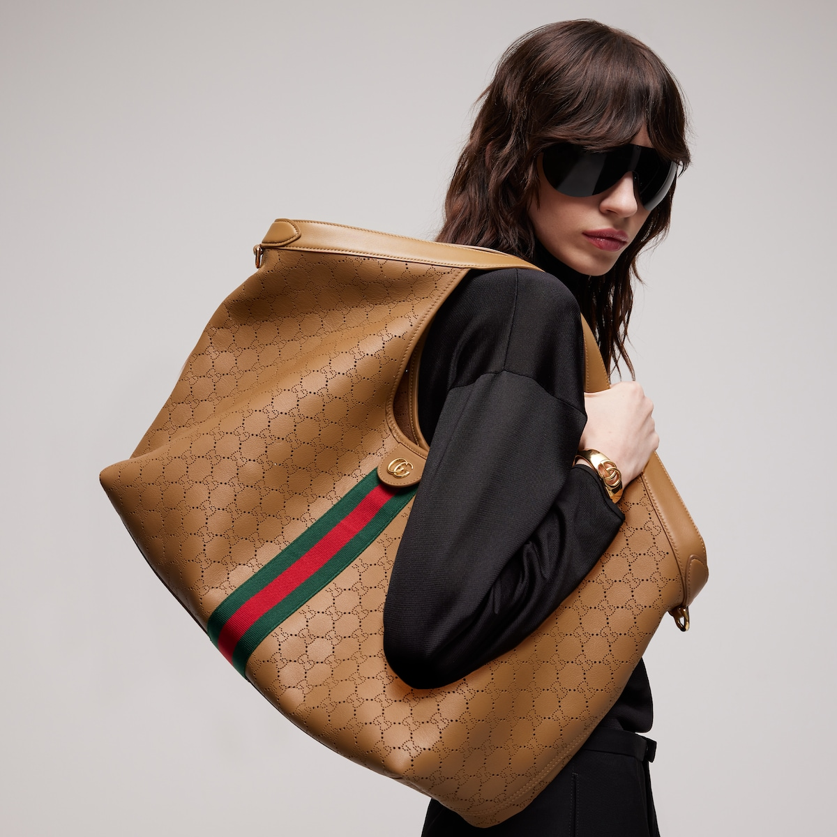 Alternative view of Gucci Giglio large tote bag 853971AAG3K9756