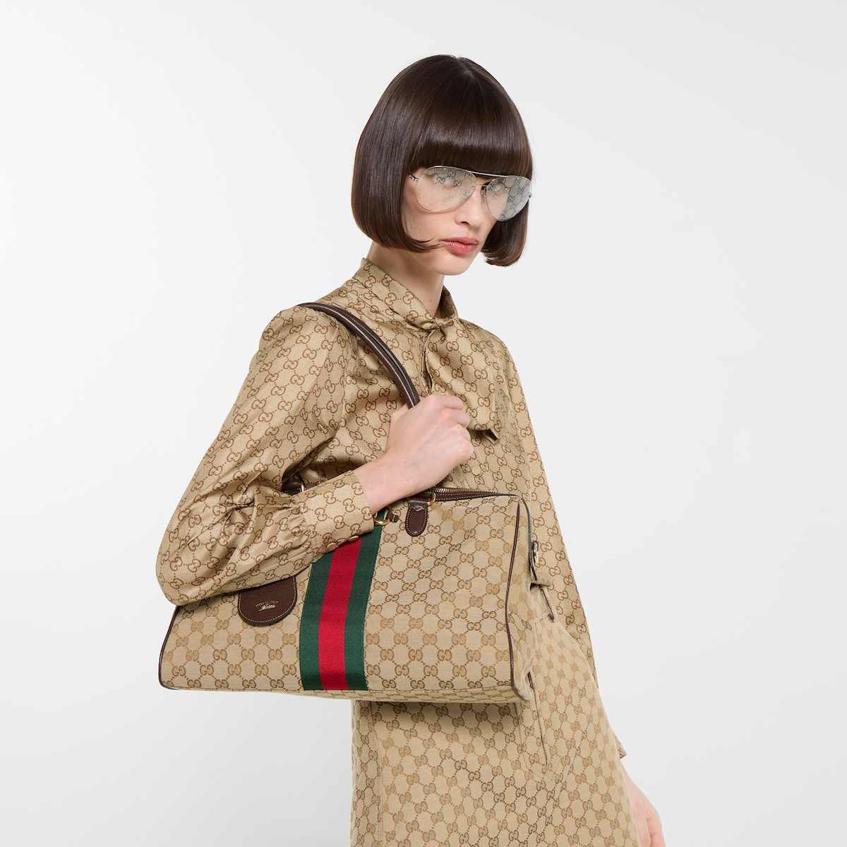 Alternative view of Borsetto large boston bag 866734FAFV99653