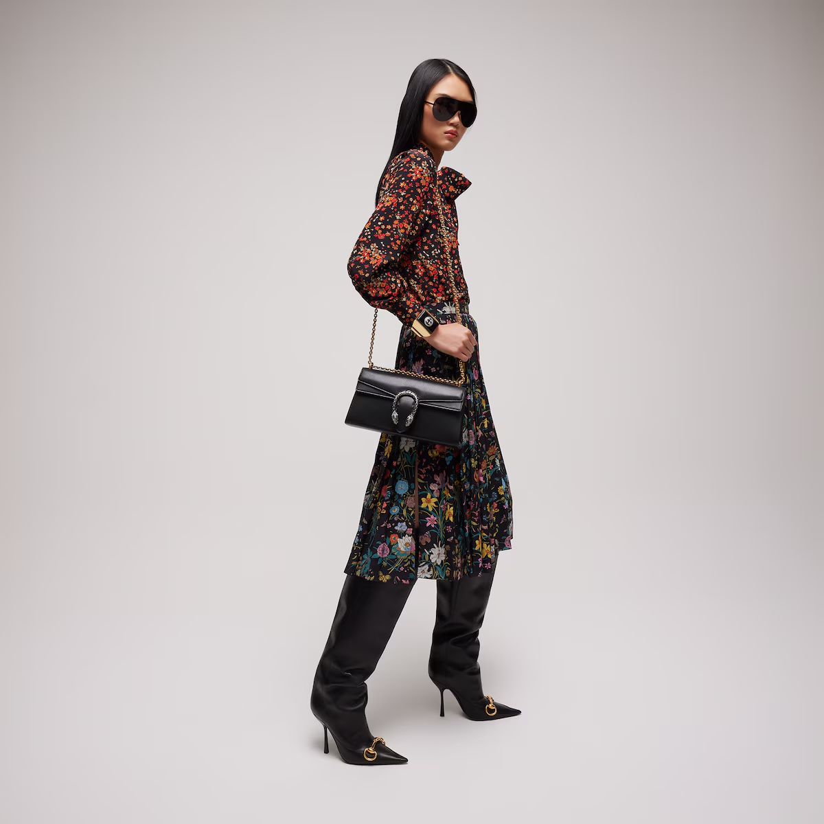 Dionysus medium shoulder bag 874735AAGA71000 - 图片 3