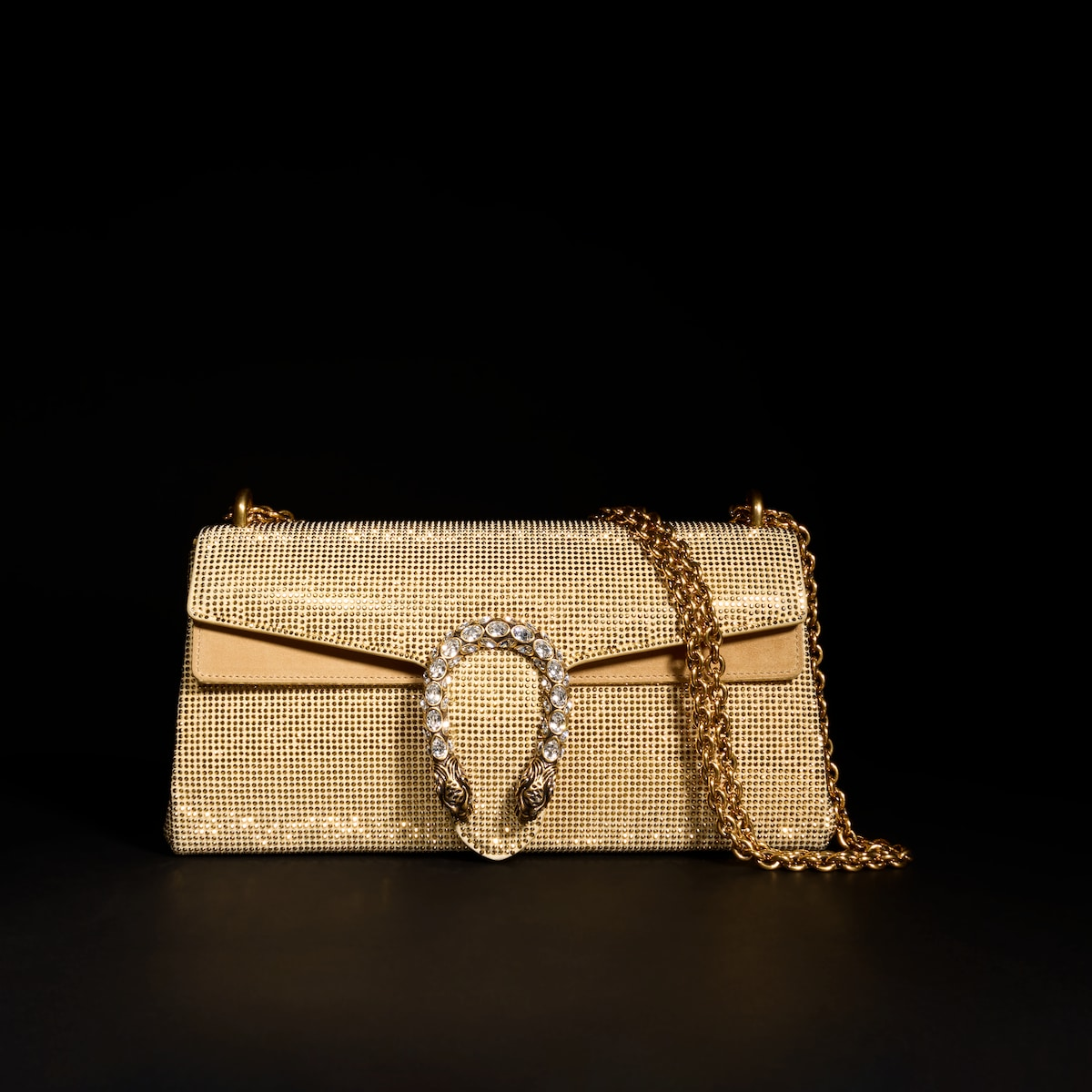 Dionysus crystal medium shoulder bag 874735CAACN9565 - 图片 4