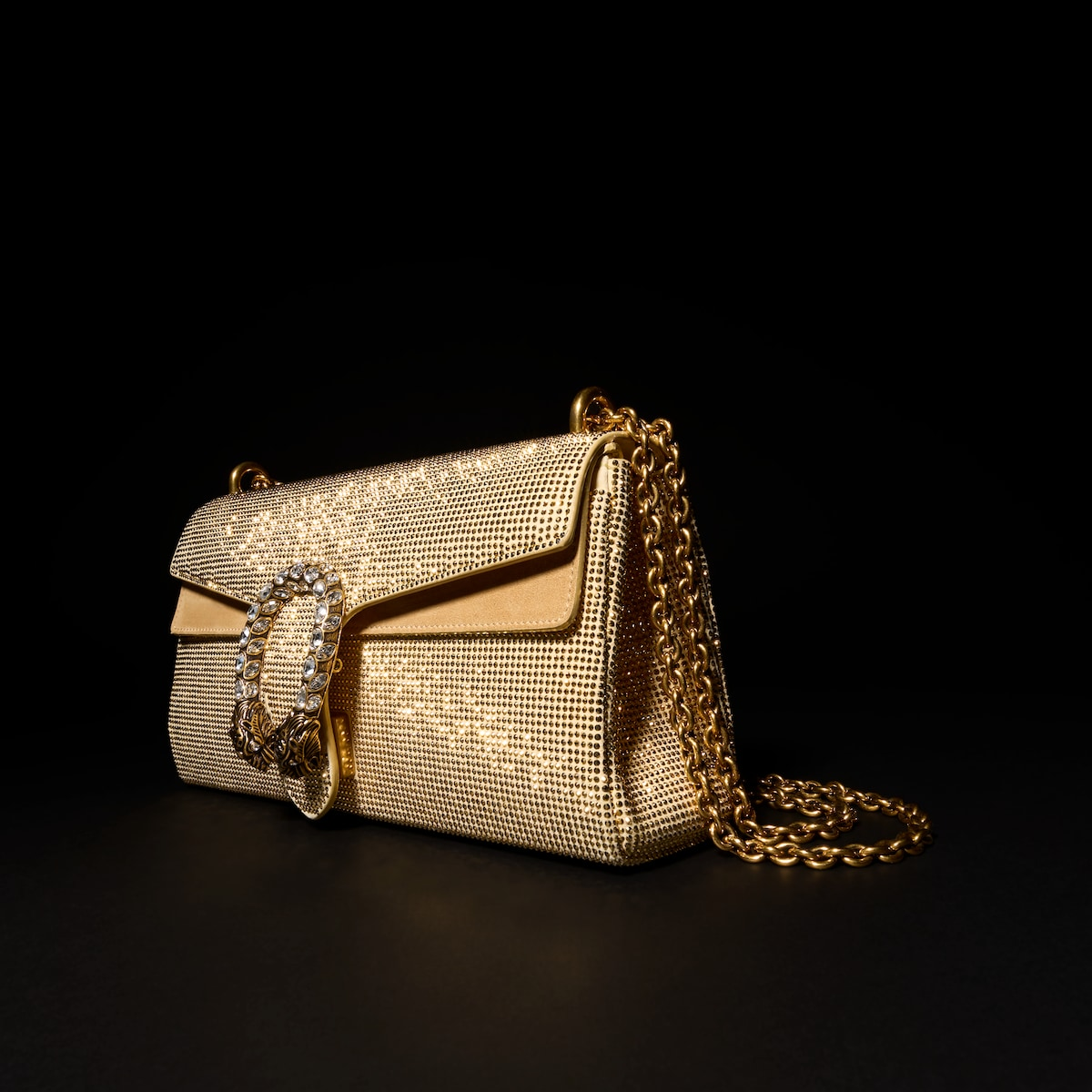 Dionysus crystal medium shoulder bag 874735CAACN9565 - 图片 5