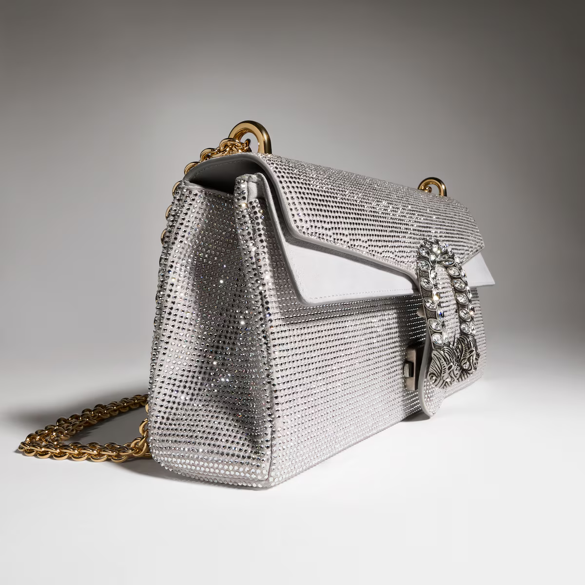 Dionysus crystal medium shoulder bag 874735CAACO1445 - 图片 5