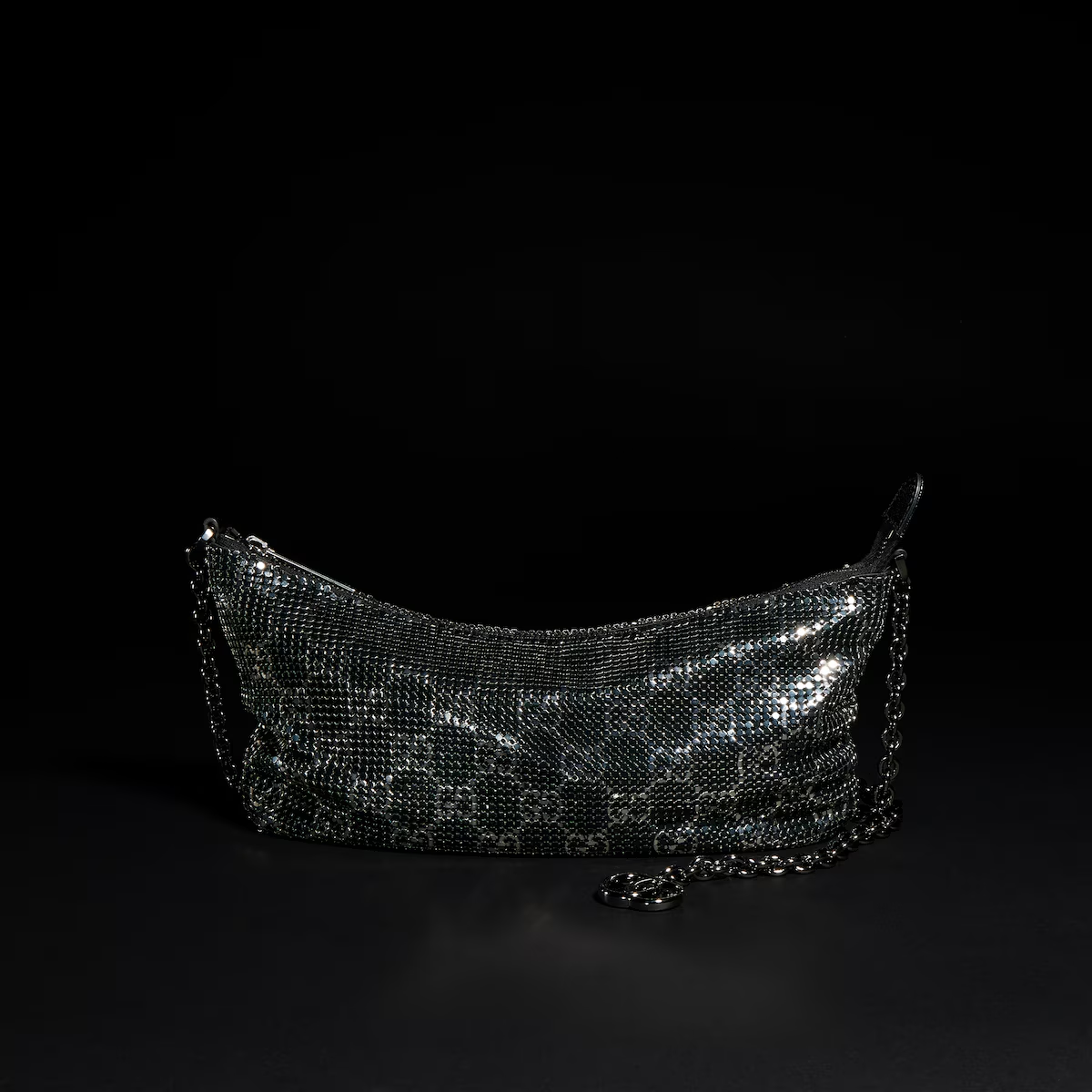 Metallic evening bag with charm 874771GAAHA8643 - 图片 4