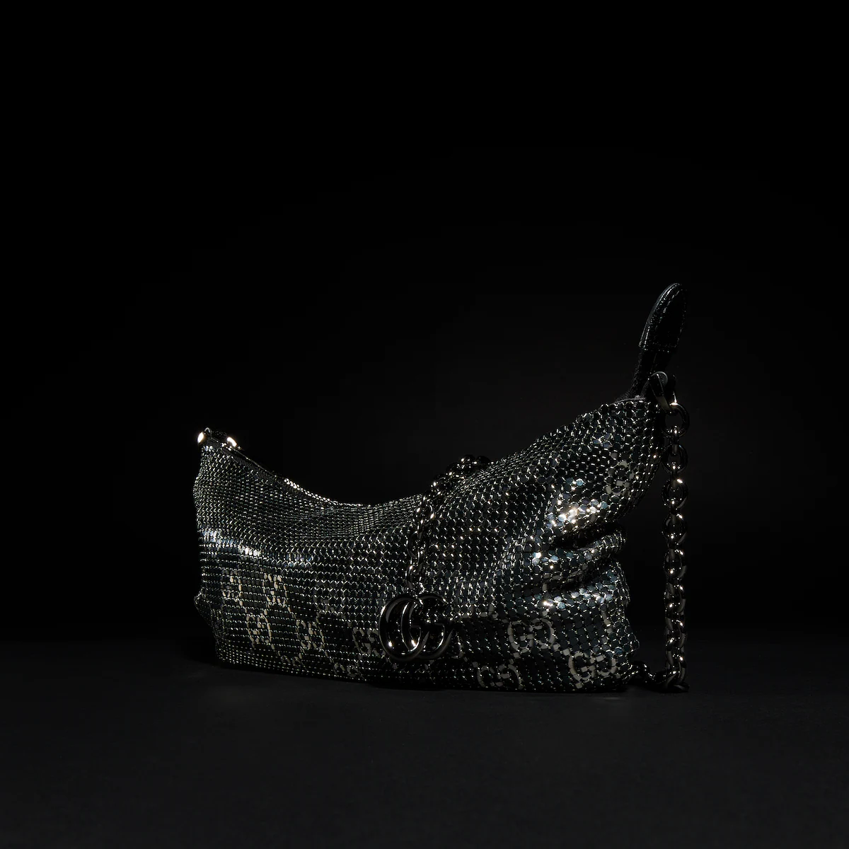 Metallic evening bag with charm 874771GAAHA8643 - 图片 5