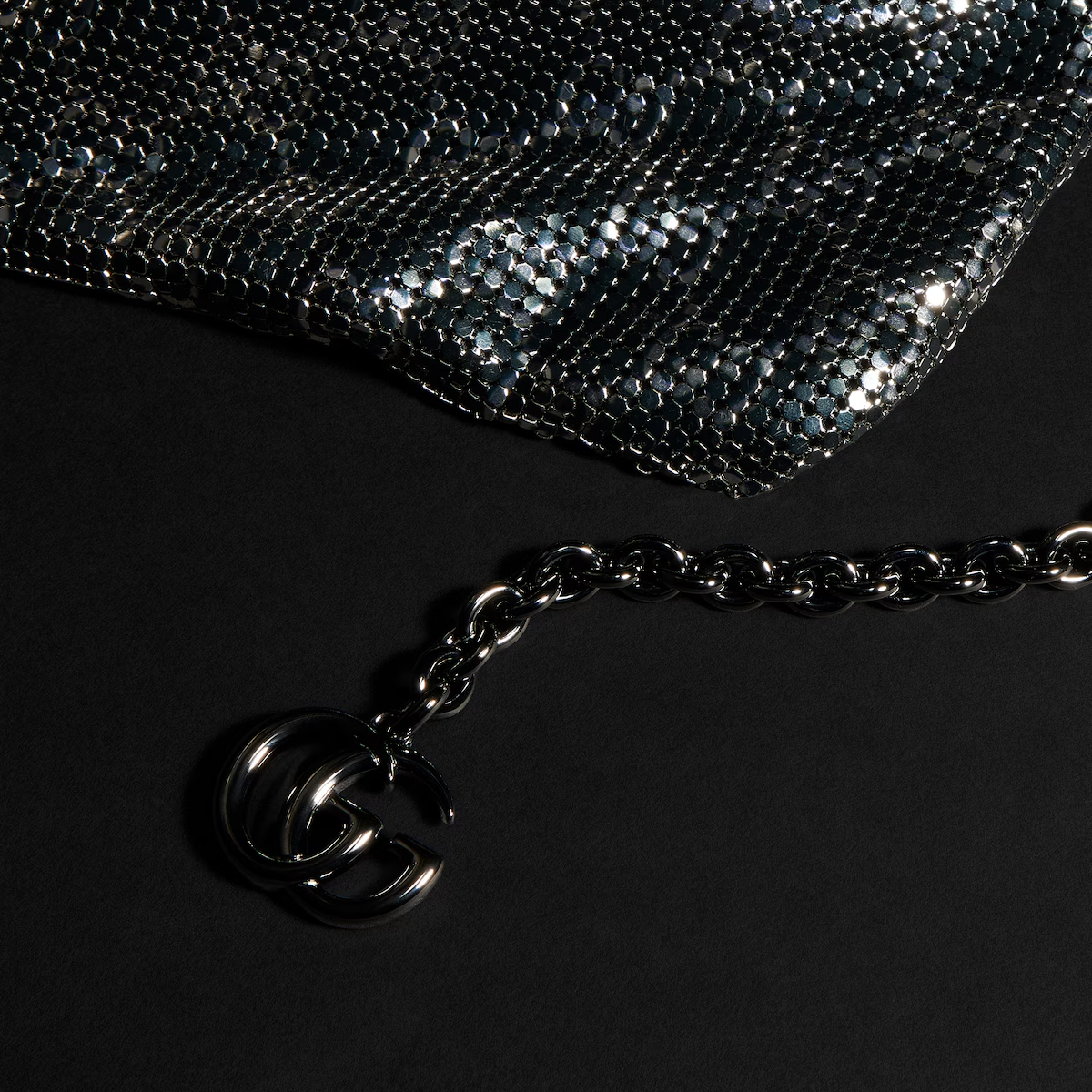 Metallic evening bag with charm 874771GAAHA8643 - 图片 6
