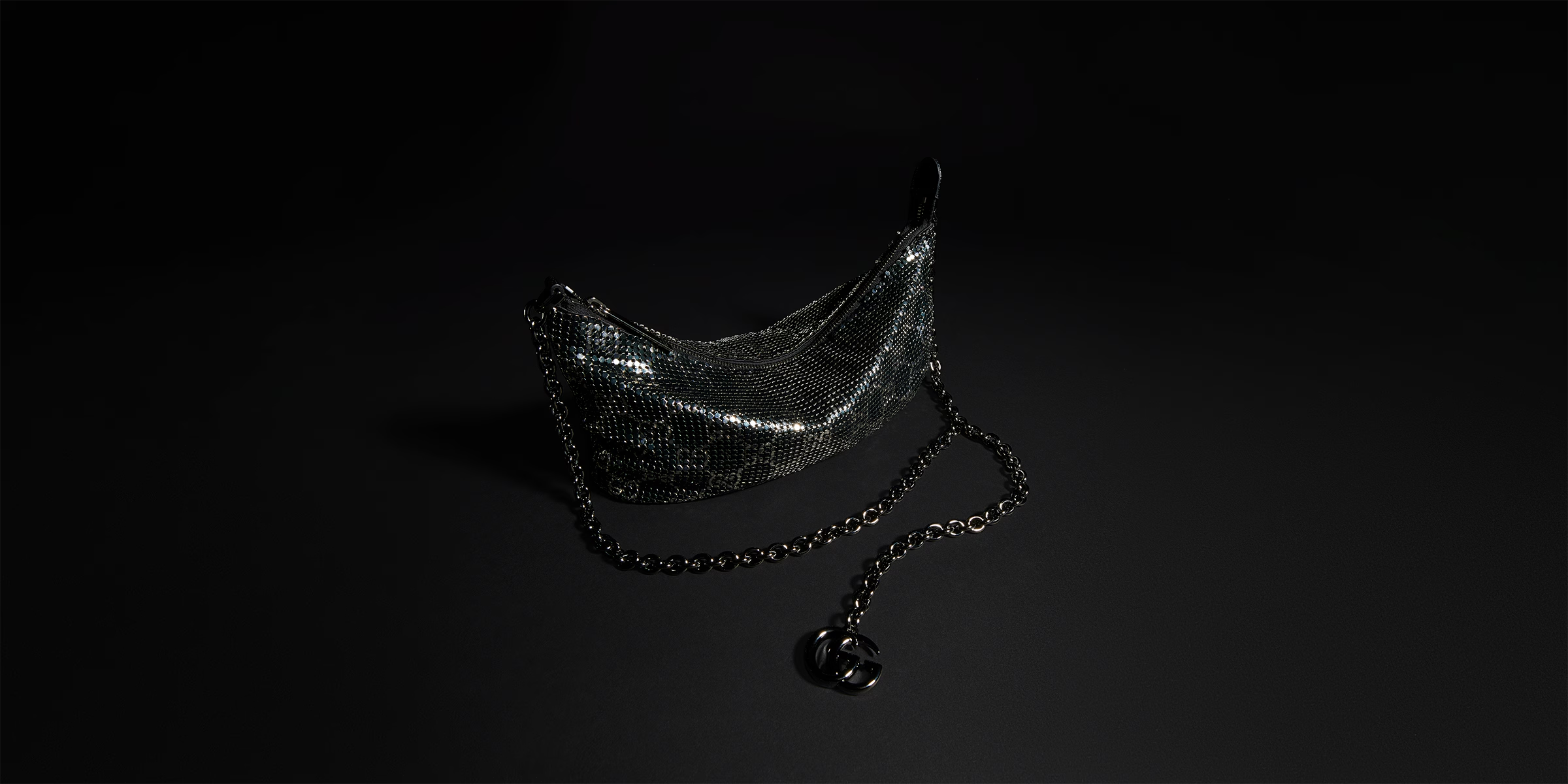 Metallic evening bag with charm 874771GAAHA8643 - 图片 10