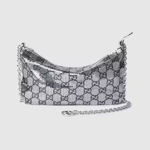 Metallic evening bag with charm 874771GAAHC8142