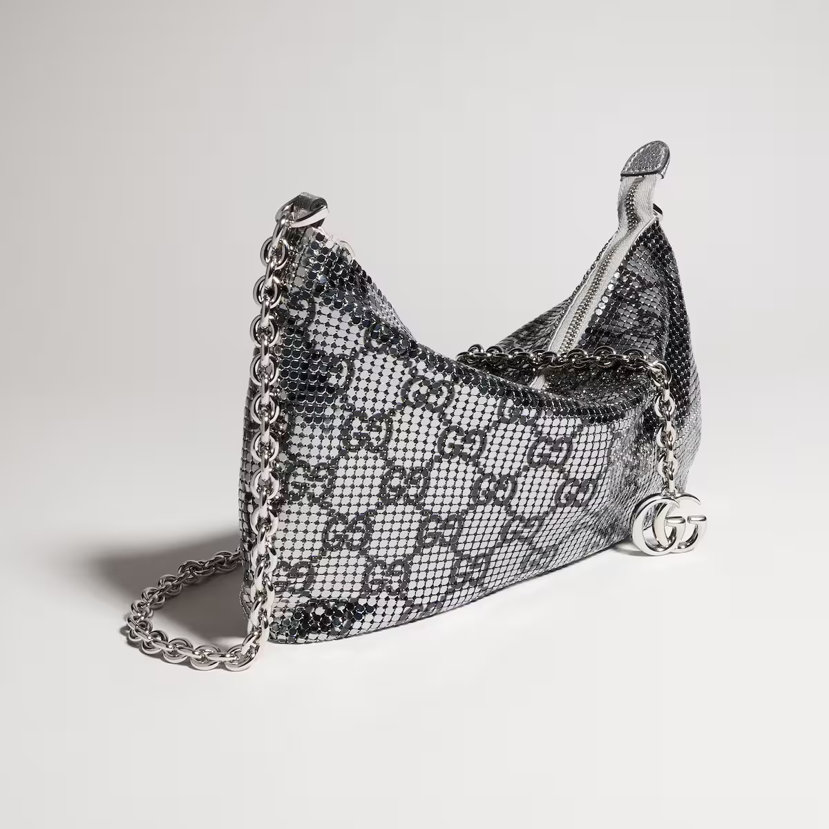 Metallic evening bag with charm 874771GAAHC8142 - 图片 4