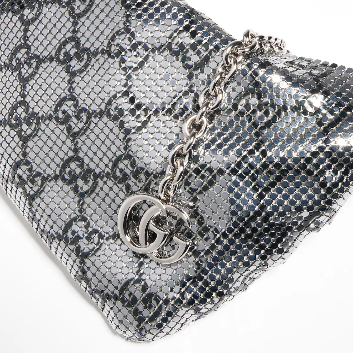 Metallic evening bag with charm 874771GAAHC8142 - 图片 5