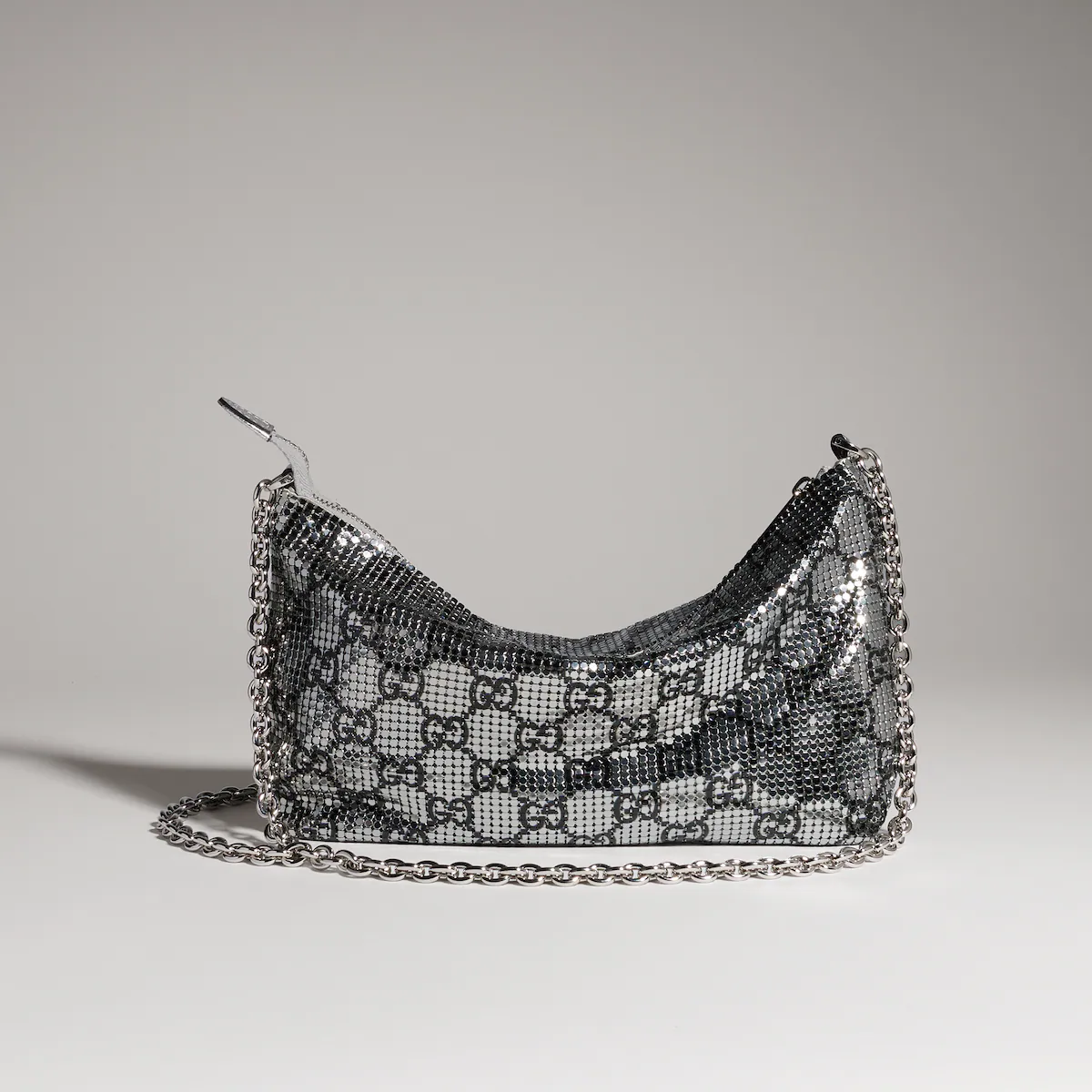 Metallic evening bag with charm 874771GAAHC8142 - 图片 6