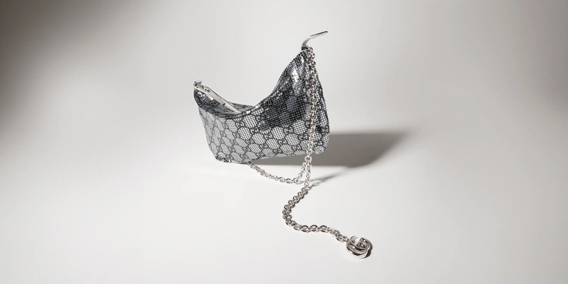 Metallic evening bag with charm 874771GAAHC8142 - 图片 8