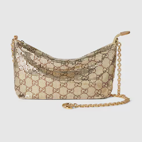 Metallic evening bag with charm 874771GAAHE8050