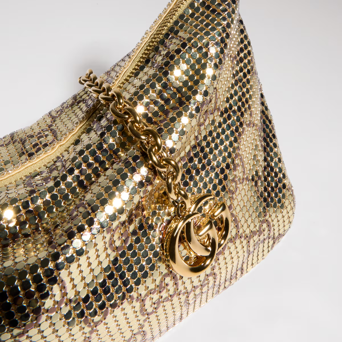Metallic evening bag with charm 874771GAAHE8050 - 图片 3