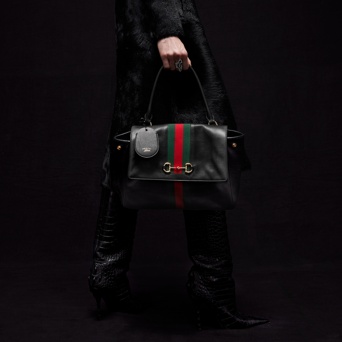 Paparazzo medium top handle bag 875018AAGIQ1053 - 图片 4