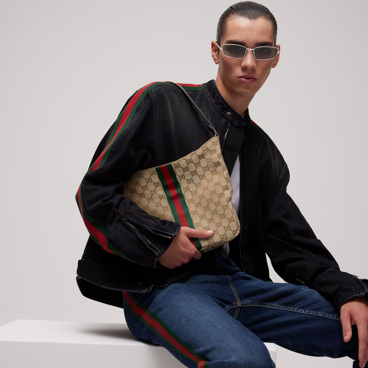 Lunetta medium crossbody bag 875117FAFV99653 - 图片 5