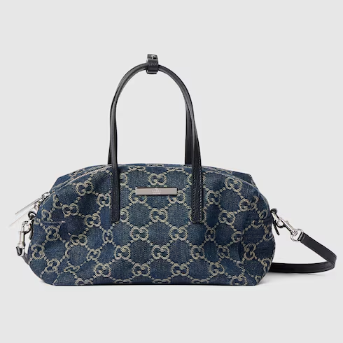 Small boston bag with Gucci plaque 875811FAF9B4042