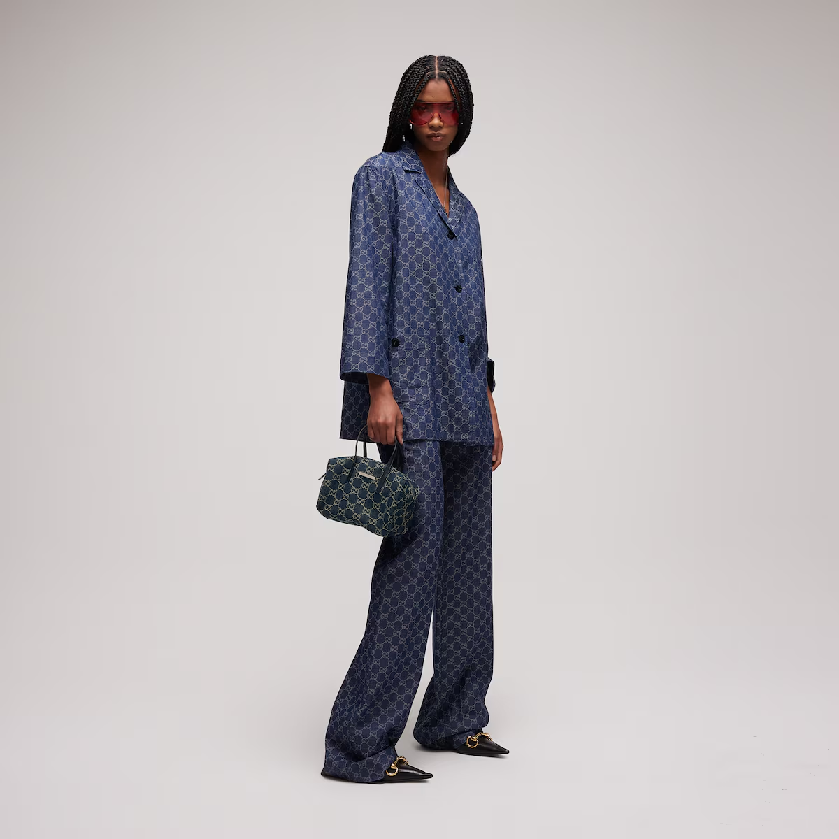 Small boston bag with Gucci plaque 875811FAF9B4042 - 图片 4