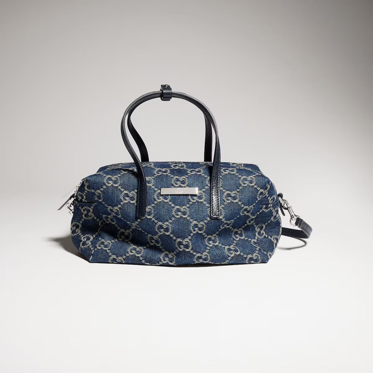 Small boston bag with Gucci plaque 875811FAF9B4042 - 图片 5