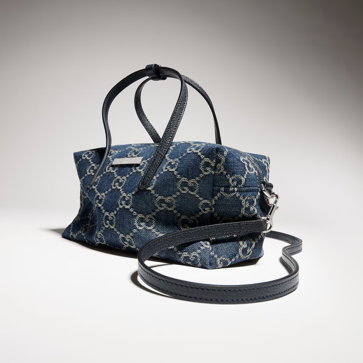 Small boston bag with Gucci plaque 875811FAF9B4042 - 图片 6