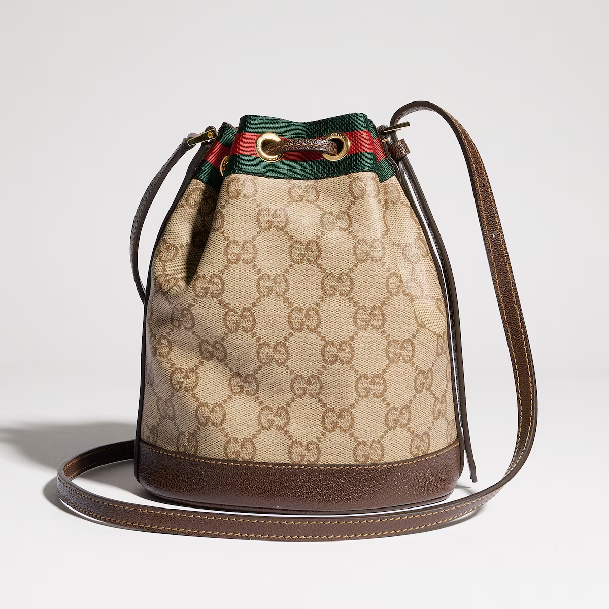 Mini bucket bag with Web 876060FAF8R8547 - 图片 7
