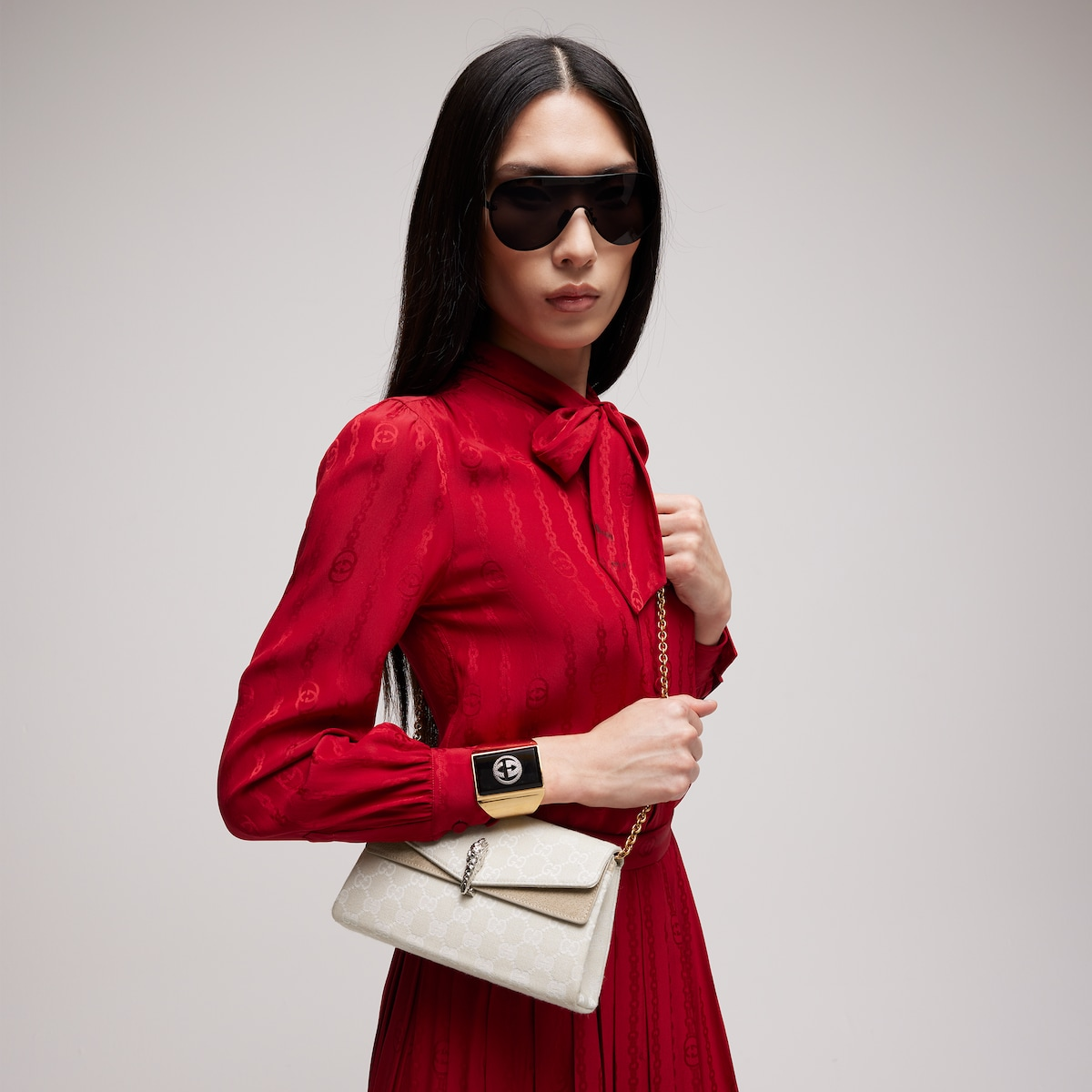 Alternative view of Dionysus small shoulder bag 876531FAF7Q9553