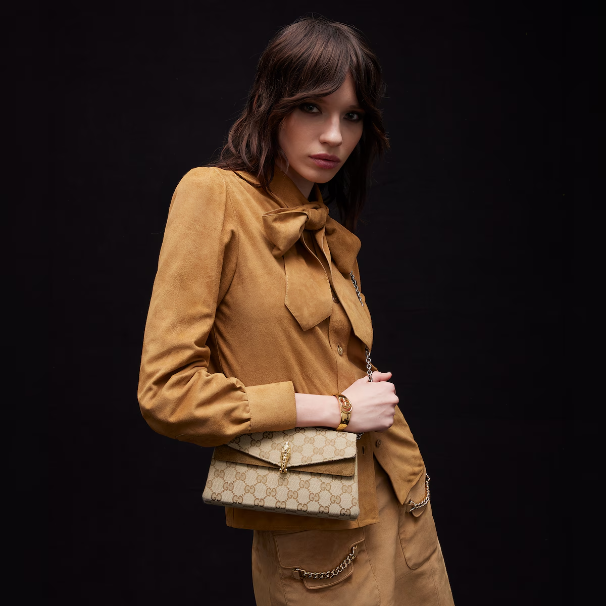 Alternative view of Dionysus small shoulder bag 876531FAF7S9642